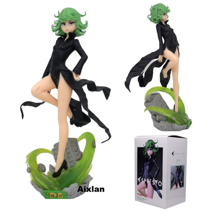 22cm Anime ONE PUNCH MAN Figure ONE PUNCH-MAN Senritsu no Tatsumaki PVC Action Figure Model Collectible model Toys Kid Gift