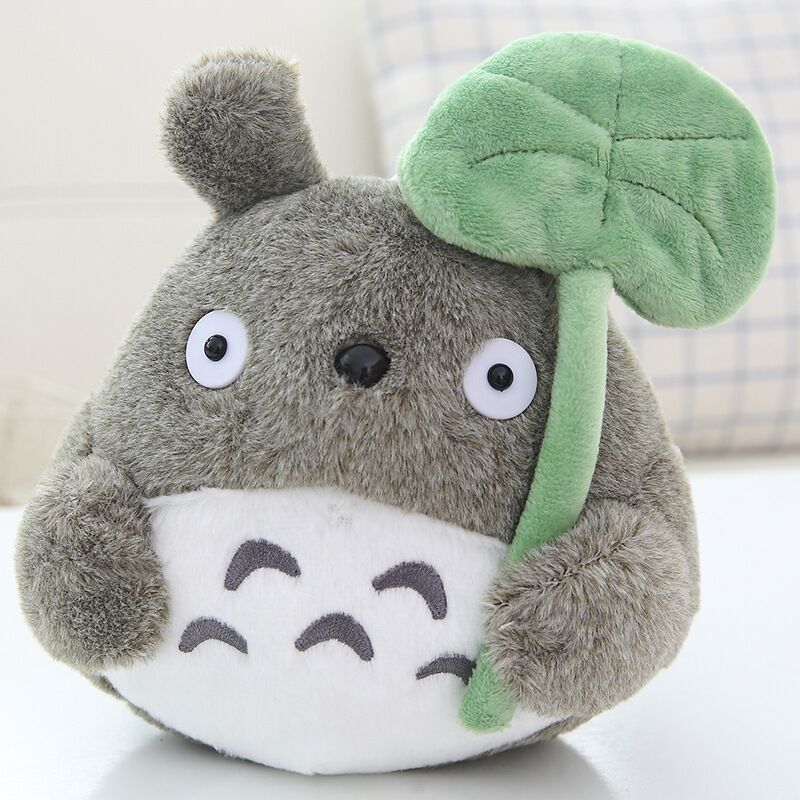 Anime My Neighbor Totoro Plush Doll Leaf Totoro Stuffed Toys 20CM