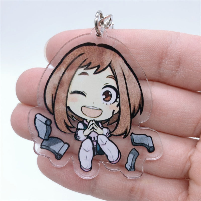 Anime My Hero Academia Cosplay Keychain Accessories Kirishima Eijiro Eraser Head Key Chain Pendant Cartoon Badge