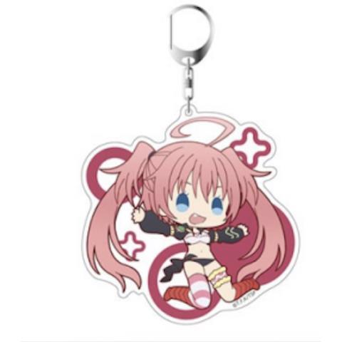 Rimuru Tempest KeyChain Men Anime Key Chain Women Acrylic Pendant Kids Friends Gift That Time I Got Reincarnated As A Slime