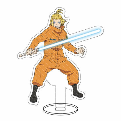 Fire Force Anime Manga Characters Cosplay Acrylic Stand Model Board Desk Interior Decoration Statues Toy Cartoon