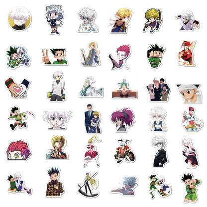 10/20/50/100pcs Hunter X Hunter Stickers Laptop Skateboard Phone Case DIY Graffiti Waterproof Anime Sticker for Kids Gift Toy