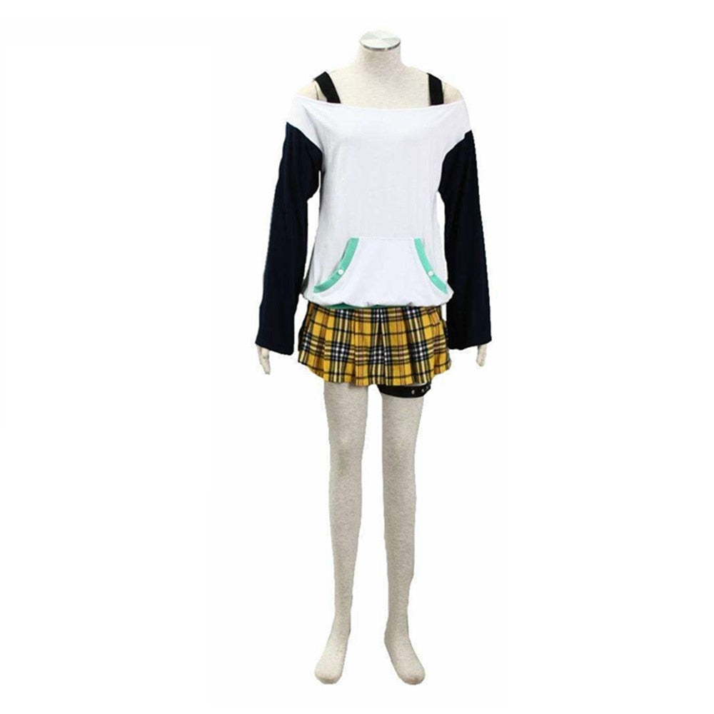 Unisex Anime Cos Rosario to Vampire shirayuki mizore Cosplay Costumes Outfit Halloween Christmas Uniform Custom Size