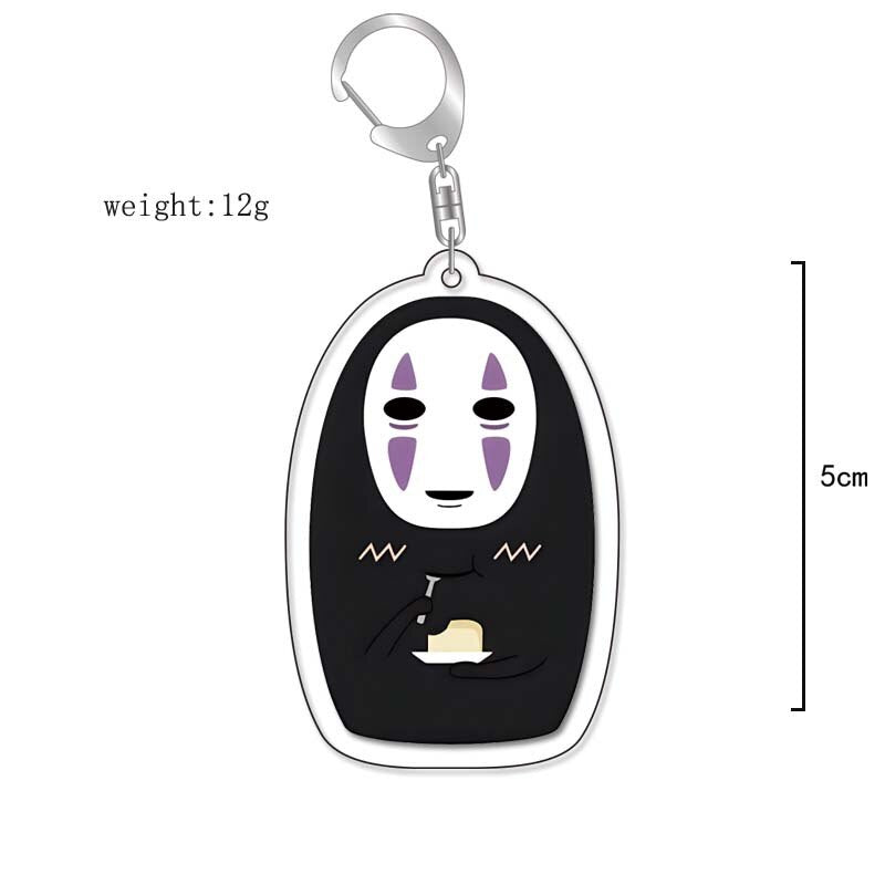 Anime Kiki&#39;s Delivery Service MY NEIGHBOUR TOTORO Spirited Away Cosplay Keychain Acrylic Pendant Backpack Props Accessories Gift