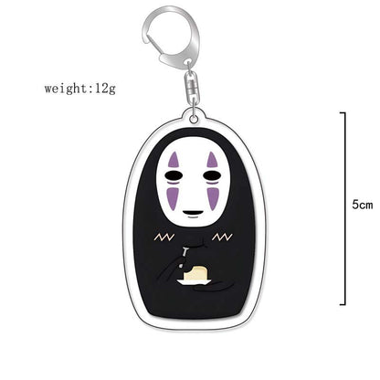 Anime Kiki&#39;s Delivery Service MY NEIGHBOUR TOTORO Spirited Away Cosplay Keychain Acrylic Pendant Backpack Props Accessories Gift