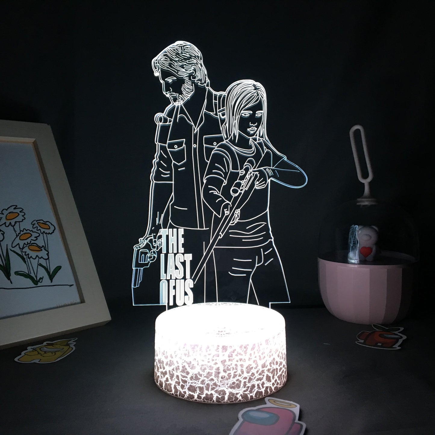 The Last of Us Figure 3d Led Lamp Home Decoration Birthday Gift Manga Night Light Otaku Bedroom Decor Light Cartoon Acrylic Lamp