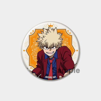 Fashion Jewelry Accessories Anime My Hero Academia Brooch Enamel Pin Cartoon Cosplay Badge for Clothes Backpack Decoration Gifts