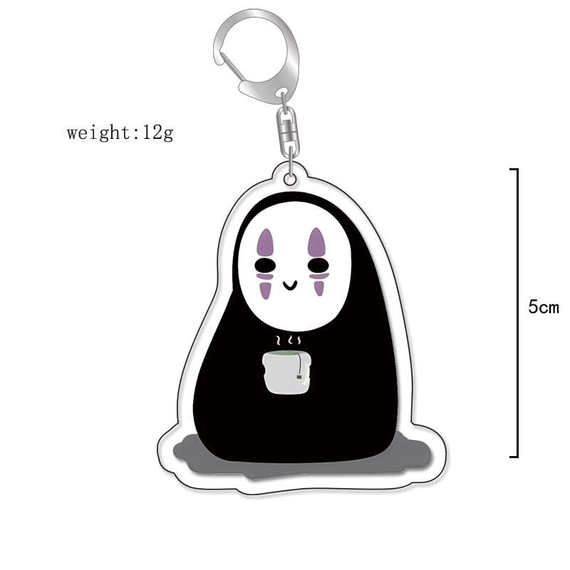 Anime Kiki&#39;s Delivery Service MY NEIGHBOUR TOTORO Spirited Away Cosplay Keychain Acrylic Pendant Backpack Props Accessories Gift