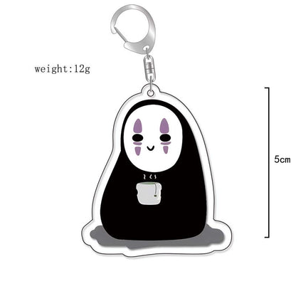 Anime Kiki&#39;s Delivery Service MY NEIGHBOUR TOTORO Spirited Away Cosplay Keychain Acrylic Pendant Backpack Props Accessories Gift