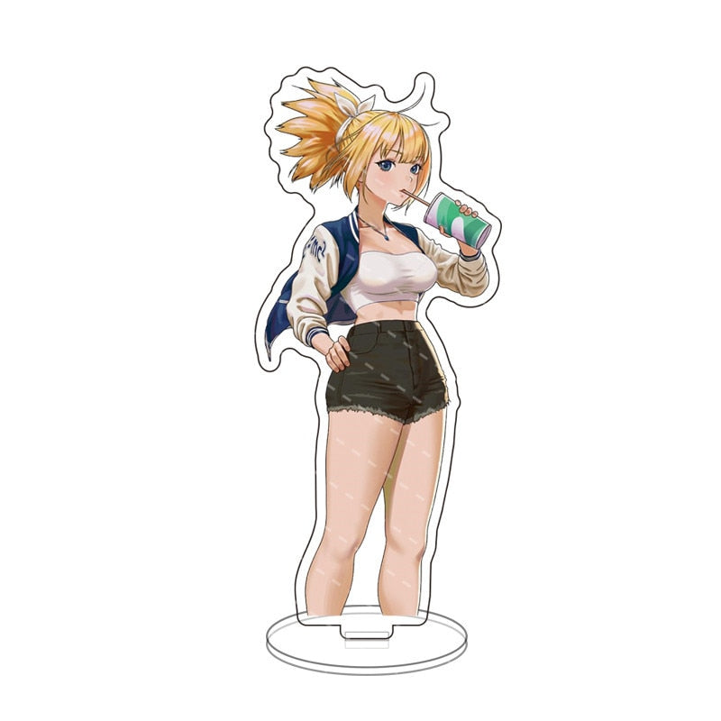 Anime Game Dr. Stone Acrylic Stand Action Figure Toy Ishigami Senkuu PVC Desktop Stand Model Toys Gift Cosply Beauty Collection