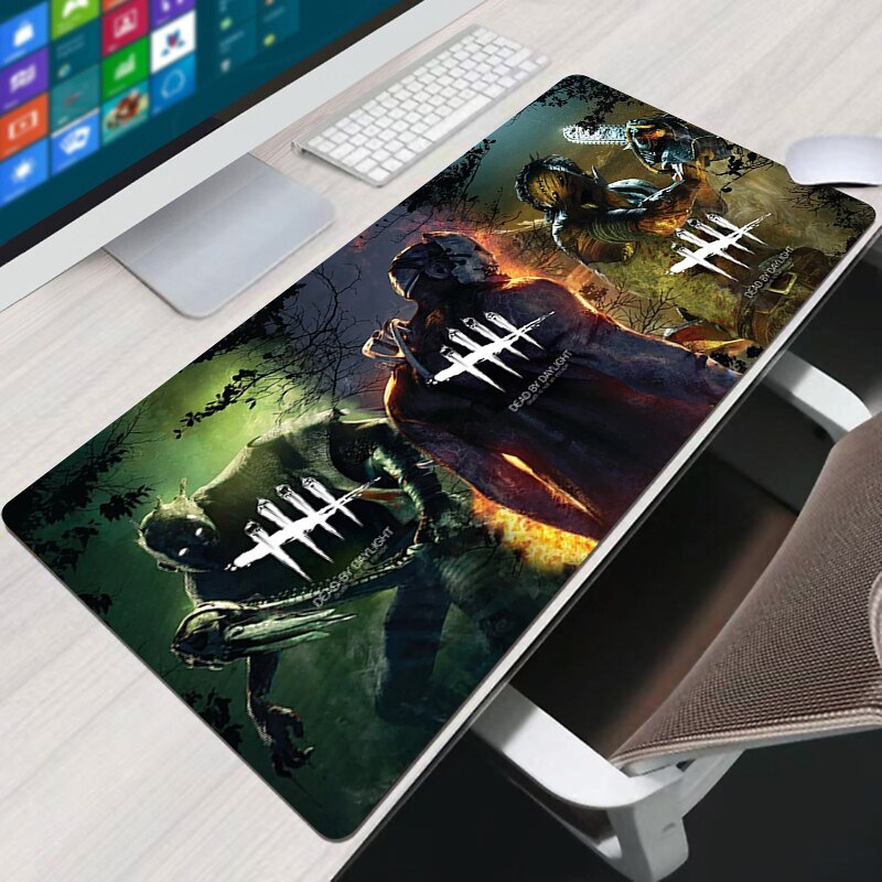 Large Mouse Pad Gamer Dead By Daylight Pc Gaming Accessories Mousepad Deskmat Non-slip Mat Mousepad Mats Keyboard Cabinet Pads