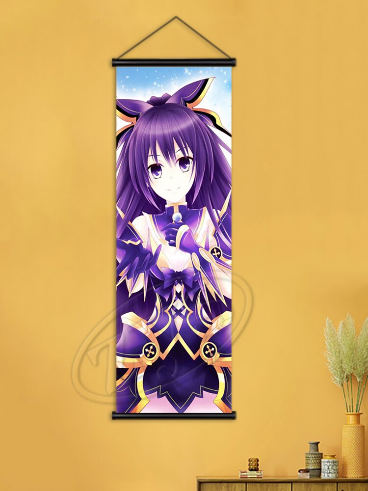 Classic Art Japanese Anime Poster Canvas Date a Live Painting HD Print Wall Home Cudros Hanging Scrolls Mural Bedroom Decoration