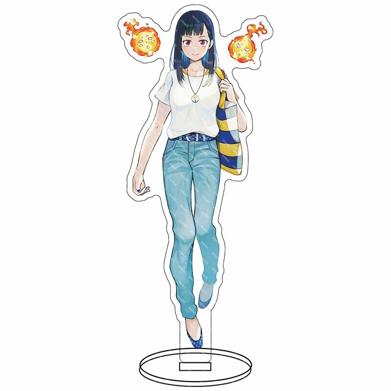 Fire Force Anime Manga Characters Cosplay Acrylic Stand Model Board Desk Interior Decoration Statues Toy Cartoon