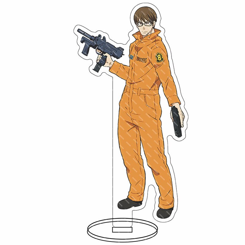 Fire Force Anime Manga Characters Cosplay Acrylic Stand Model Board Desk Interior Decoration Statues Toy Cartoon