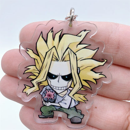 Anime My Hero Academia Cosplay Keychain Accessories Kirishima Eijiro Eraser Head Key Chain Pendant Cartoon Badge