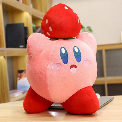 Star Kirby Doll Plush Stuffed Toys Love Chef Strawberry Pillow Pendant Children&#39;s Birthday Christmas Gift