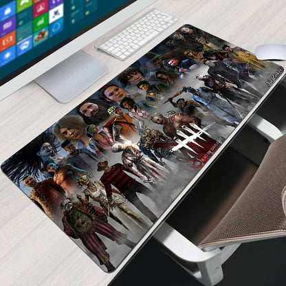 Large Mouse Pad Gamer Dead By Daylight Pc Gaming Accessories Mousepad Deskmat Non-slip Mat Mousepad Mats Keyboard Cabinet Pads