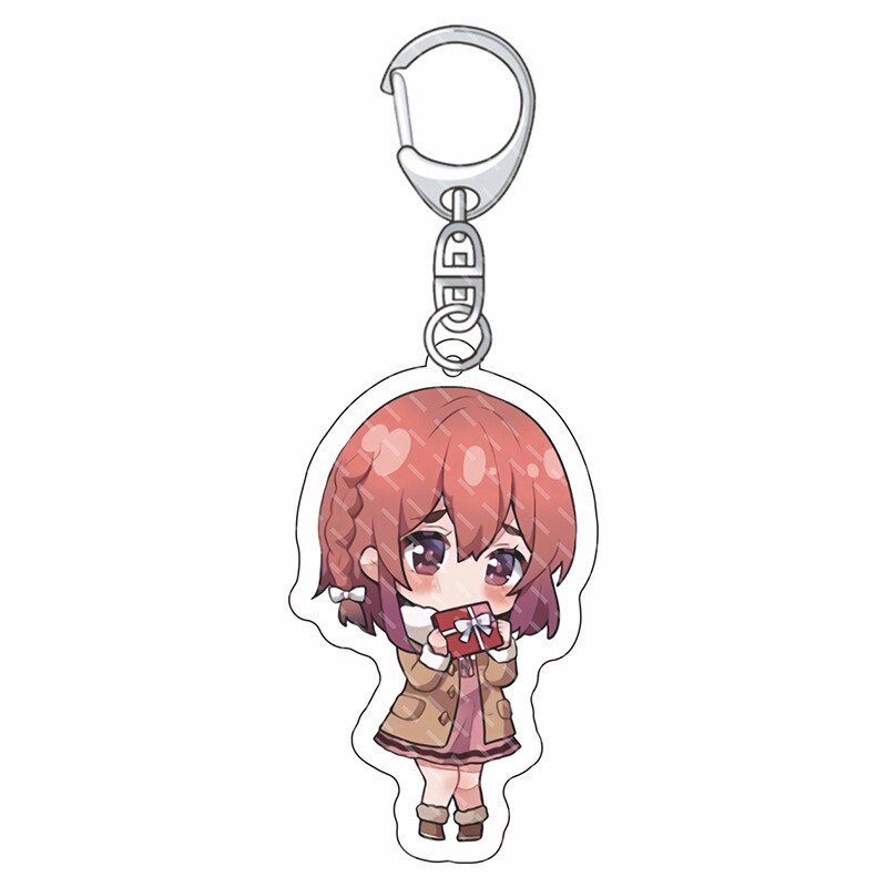 Anime Rent A Girlfriend Kanojo Okarishimasu Charm Keychain Ichinose Chizuru Asami Nanami Sakurasawa Sumi Sarashina Ruka Keyring