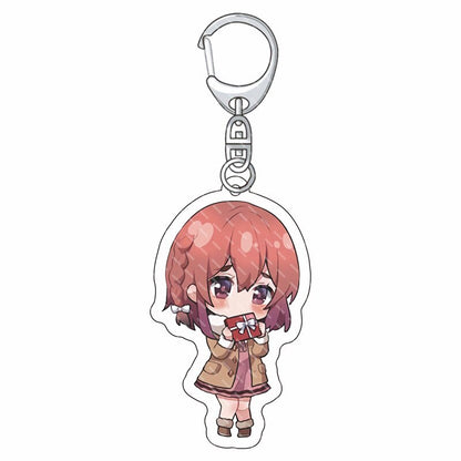 Anime Rent A Girlfriend Kanojo Okarishimasu Charm Keychain Ichinose Chizuru Asami Nanami Sakurasawa Sumi Sarashina Ruka Keyring