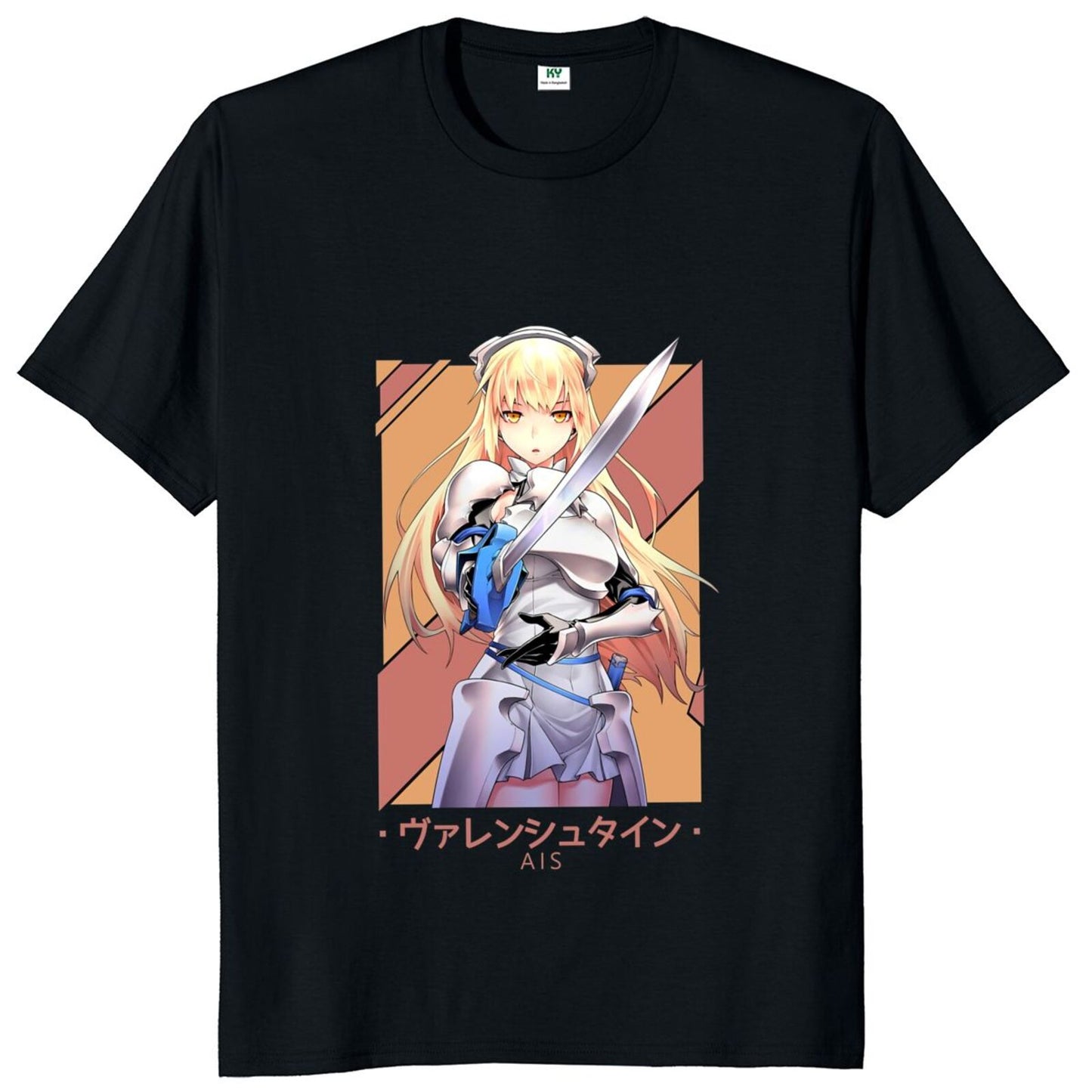 Vintage Wallenstein Danmachi T Shirt Japanese Anime Manga Fans Gift Men Women T-shirt Casual O-Neck 100% Cotton Tee Tops EU Size