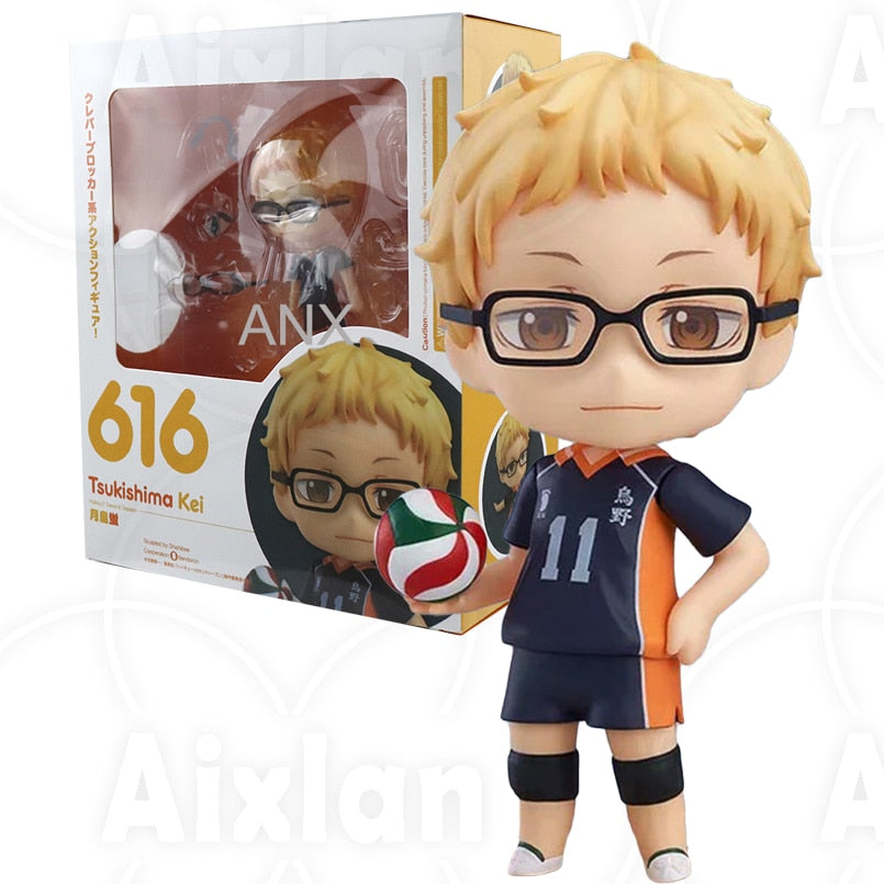 10CM Haikyuu Figure Kuroo Tetsurou PVC Action Figure Hinata Shoyo Tooru 489# 563# 461# 605# Anime Haikyuu Nekoma Model Figurine