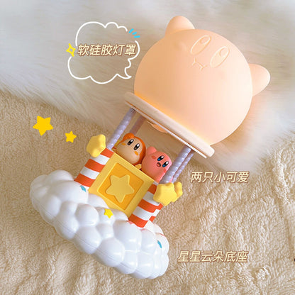 Genuine Kirby Clap Lamp Lights Toy Figure Cute Table Kabi Lamp Night Cartoon Game Light Action Figure Toys Kids Gifts