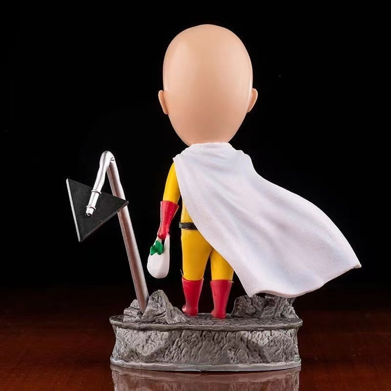 One Punch Man Anime Figure Saitama Version Q Buy Vegetables Interest  Action Figure Collection Model Dolls Toys Free Shipping