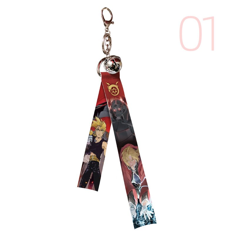 Classic Anime Ribbon Keychains  Spirited Away Howl Kiki Ponyo Mononoke Hime Backpack Pendant Charms Movie Jewelry