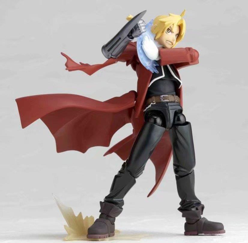 14CM Fullmetal Alchemist Edward Elric 116 Alphonse Elric 117 Figure Anime Figures Action Figurine Model Collection Cartoon Toys