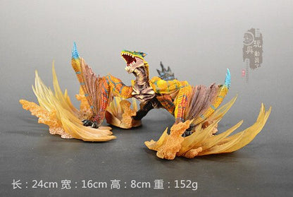 Collector&#39;s Edition Monster Hunter Prototype Production Big Tigrex Hand-held Male Fire Dragon Ornament Figure Toys