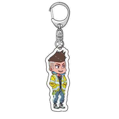 Anime CYBERPUNK EDGERUNNERS Lucy Cute Acrylic Figure pendant keychain Keyring Collection Model Toy Cosplay