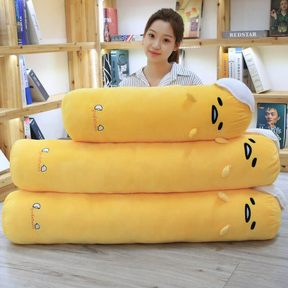 Gudetama Sanrio Long Pillow Japanese Style Sofa Decorative Pillow Hug Plush Toy Stuffed Anime Plushies Xmas Gifts For Girl Washable