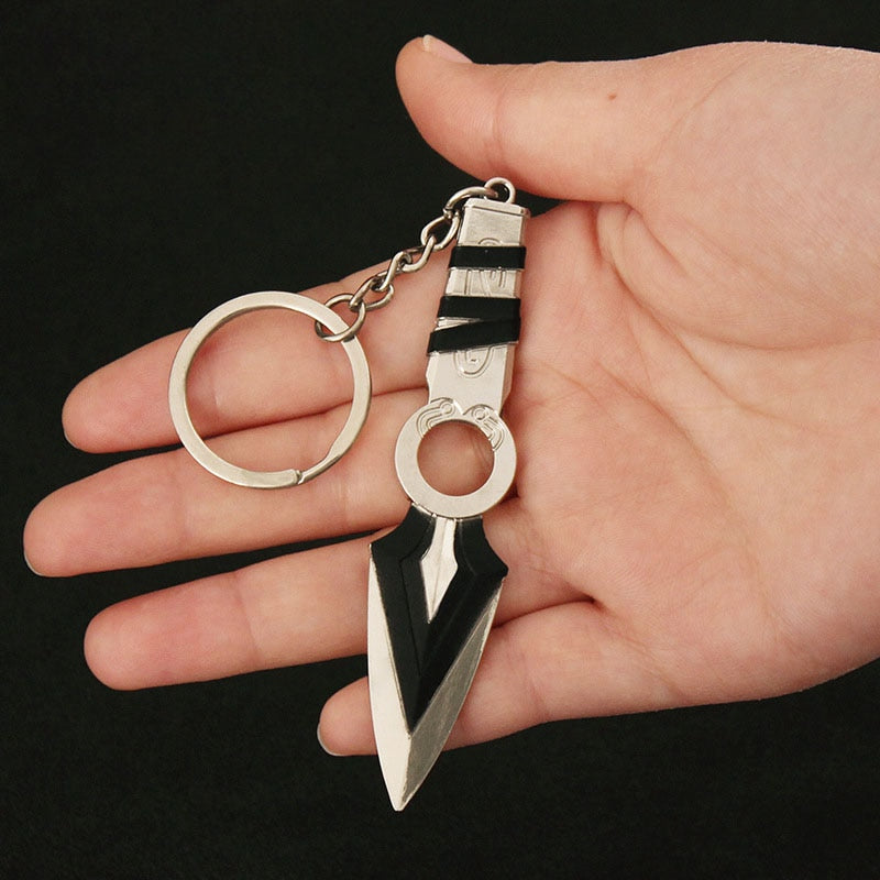 Valorant Knife Weapon Keychain Reaver Karambit Prime Vandal 9cm Samurai Sword Pocketknife Arant Gun Model Gifts Toys for Boys