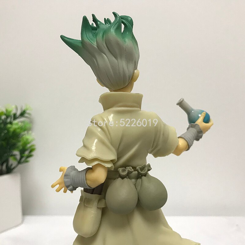 20cm Dr. Stone Anime Figure Ishigami Senkuu Action Figure 1262# Dr.STONE Senkuu Ishigami Figurine Collectible Model Doll Toys