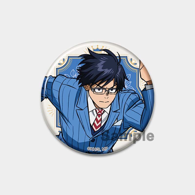 Fashion Jewelry Accessories Anime My Hero Academia Brooch Enamel Pin Cartoon Cosplay Badge for Clothes Backpack Decoration Gifts