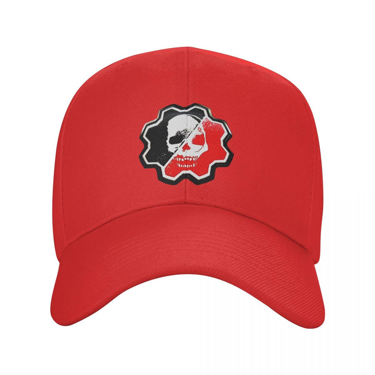 Cool Classic Gears of War Skeleton Skull Trucker Hat Women Men Custom Adjustable Unisex Baseball Cap Hip Hop