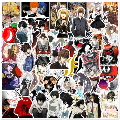 10/30/50pcs Anime DEATH NOTE Graffiti Stickers Laptop Luggage Motorcycle Phone Skateboard Helmet DIY Toys Kids Decal Stickers