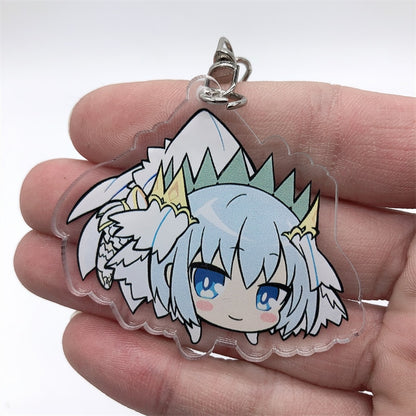 Anime DATE A LIVE Himekawa Yoshino Yatogami Tohka Tokisaki Kurumi Keychain Cosplay Accessories Pendant Cartoon Gift