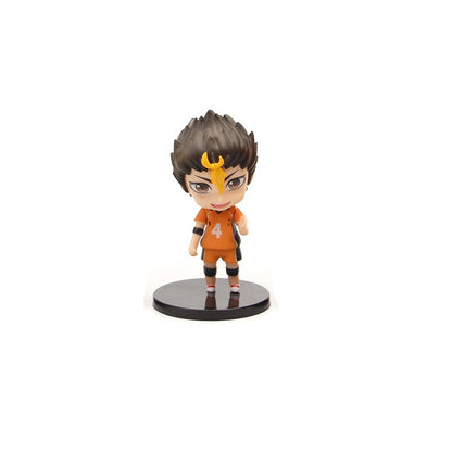 6Pcs Haikyuu!! Doll Model Toy Oikawa Tooru Kenma Kozume Anime Figures Q Version Doll Model Toys Ornaments Gift Cartoon Pvc Dolls