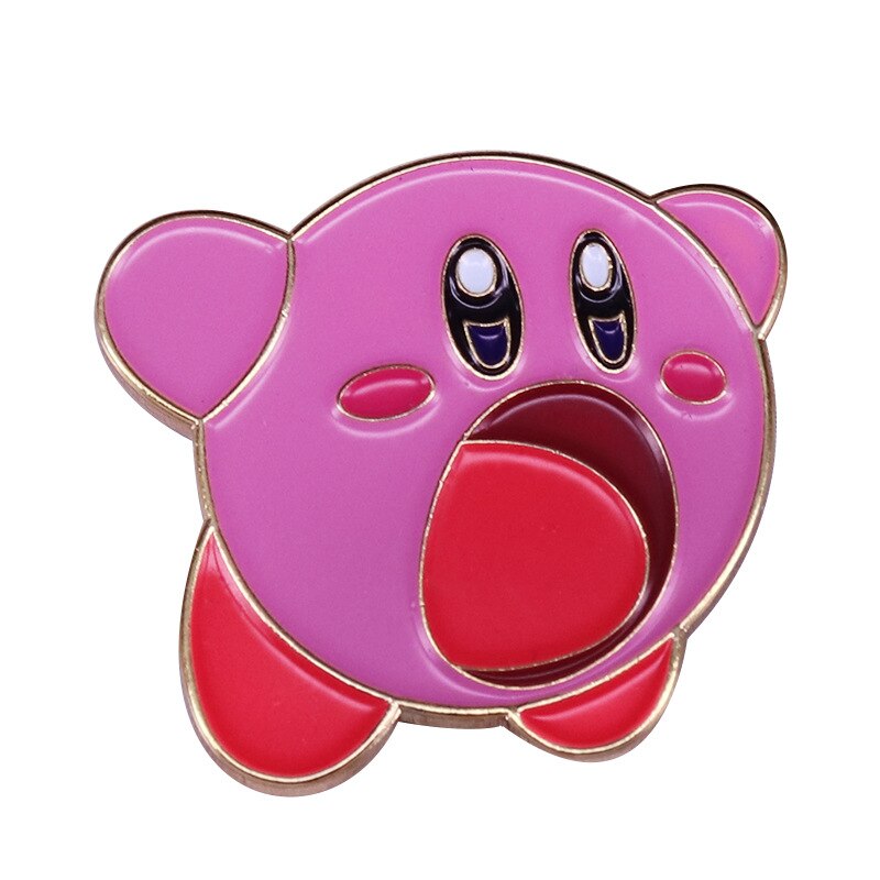 japan Game Kirby Anime Pins for Backpacks Badges on Manga Enamel Pin Accessories for Jewelry Cute Things Brooches Gift