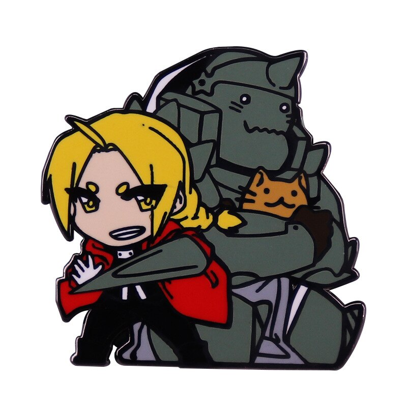 Japan Anime  FULLMETAL ALCHEMIST Enamel Pins Metal Brooch Badge Fashion Jewellery Lapel Hat Backpack Accessory Gifts