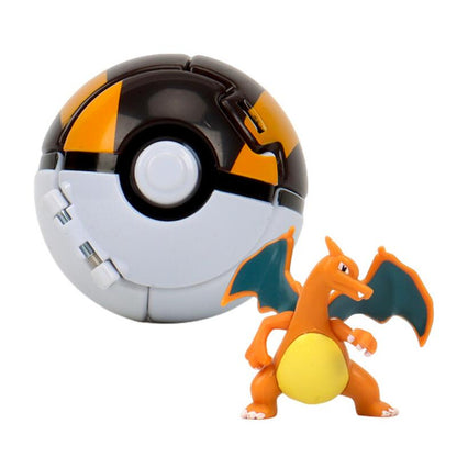 Pokemon Ball Pokeball Anime Figure Pikachu Squirtle Pocket Monster Variant Pokémon Elf Ball Toy Action Model Gift