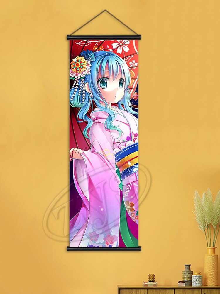 Classic Art Japanese Anime Poster Canvas Date a Live Painting HD Print Wall Home Cudros Hanging Scrolls Mural Bedroom Decoration