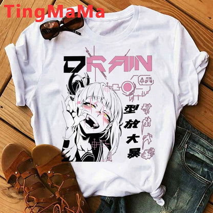 Japanese Anime My Hero Academia T Shirt Women Kawaii Cartoon Himiko Toga Funny Graphic T-shirt Fashion Ullzang Tshirt Female