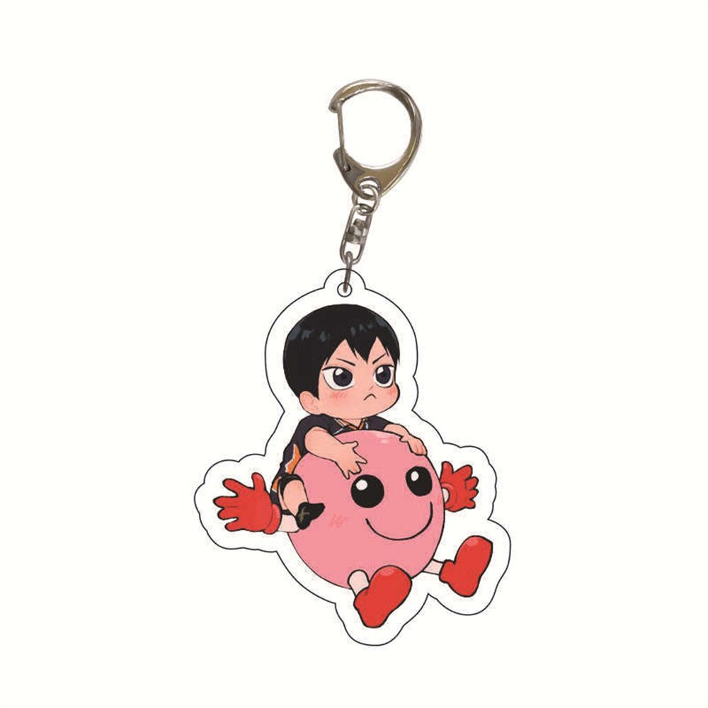 Cartoon Volleyball Boy Key Chain Ring Anime Haikyuu!! Keyring Cute Keychain Sleutelhanger New Keychain Accessories Pendant Gift