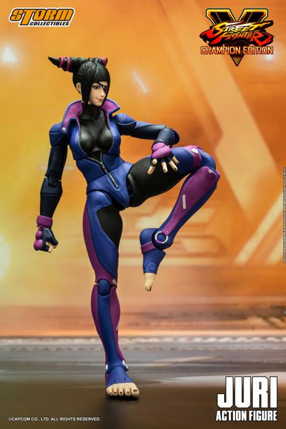 Street Fighter Presale 1/12 Storm Toys Sutorto Fait Han Juri Collectible Anime Games Action Figure Model Toy Desktop Decoration Personaliz Gift