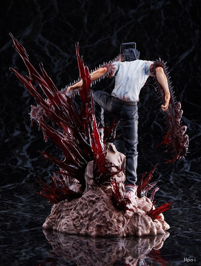 18cm Chainsaw Man Denji Anime Figure Makima Power Action Figure Chainsaw Man Pochita Figurine Adult Collectible Model Doll Toy