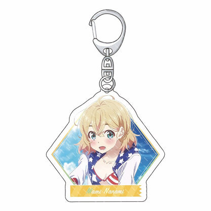 Anime Rent A Girlfriend Kanojo Okarishimasu Charm Keychain Ichinose Chizuru Asami Nanami Sakurasawa Sumi Sarashina Ruka Keyring