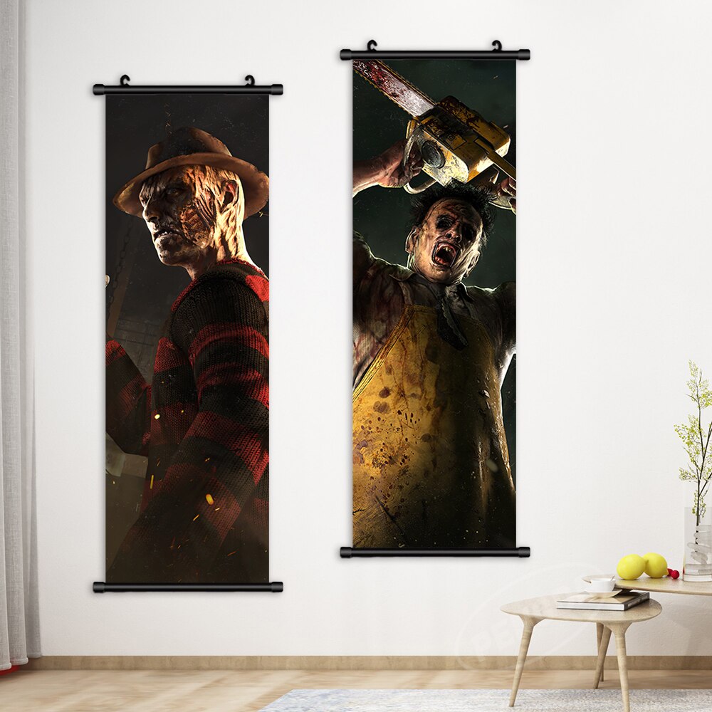 HD Canvas Print Dead By Daylight Wall Art Horror Game Home Decor Hanging The Pig Painting Scroll The Plague Pictures Living Room