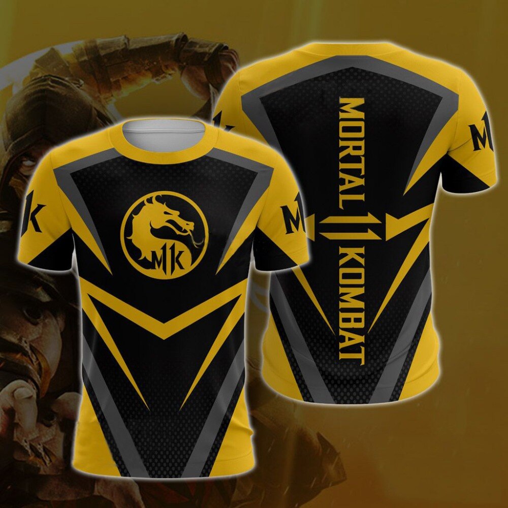 Mortal Kombat 11 T-Shirts Fighting Game 3D Print Cosplay Streetwear Men Women Fashion O-Neck T Shirt Kids Boys Tees Tops Clothes